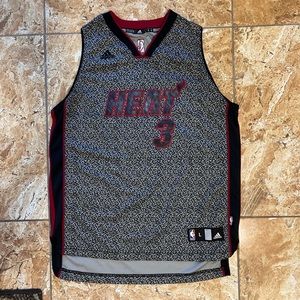 Miami Heat Dwayne Wade 3 Youth Large Adidas Jersey